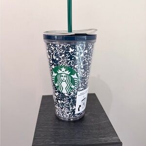 Starbucks Back to School "Composition Notebook" Cold Cup